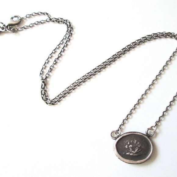 PYRRHA Design Wax Seal Birth Of Venus Pendant Necklace Sterling Silver 925 - Picture 3 of 15